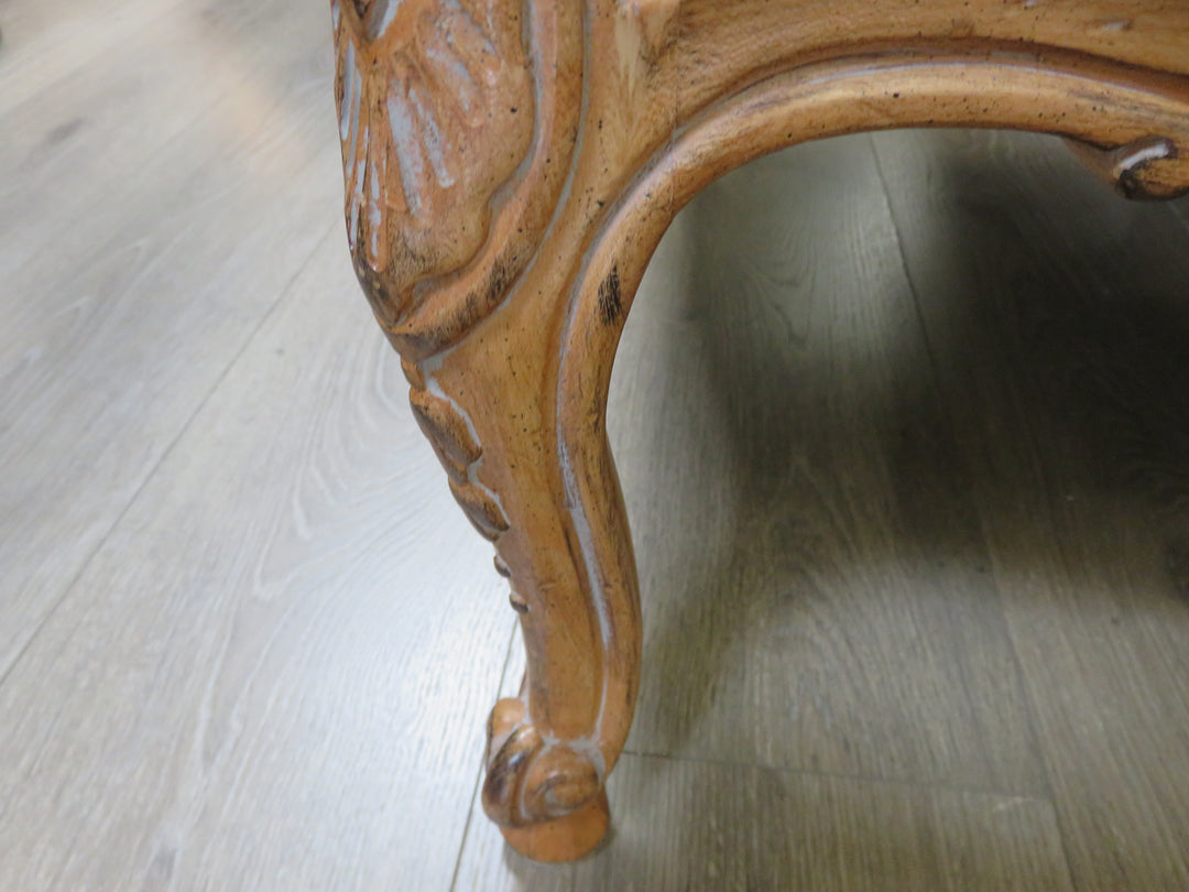 Floral Bergere Arm Chair