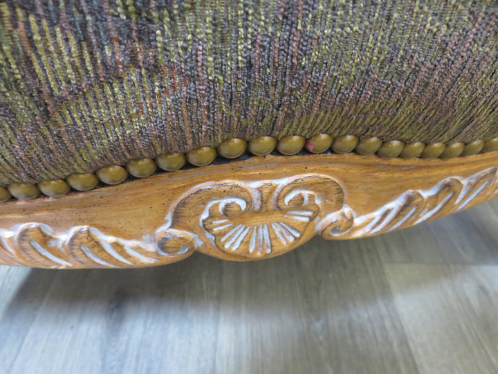 Floral Bergere Arm Chair