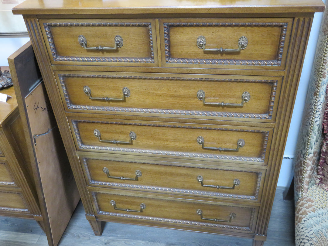 Henredon Five-Drawer Highboy