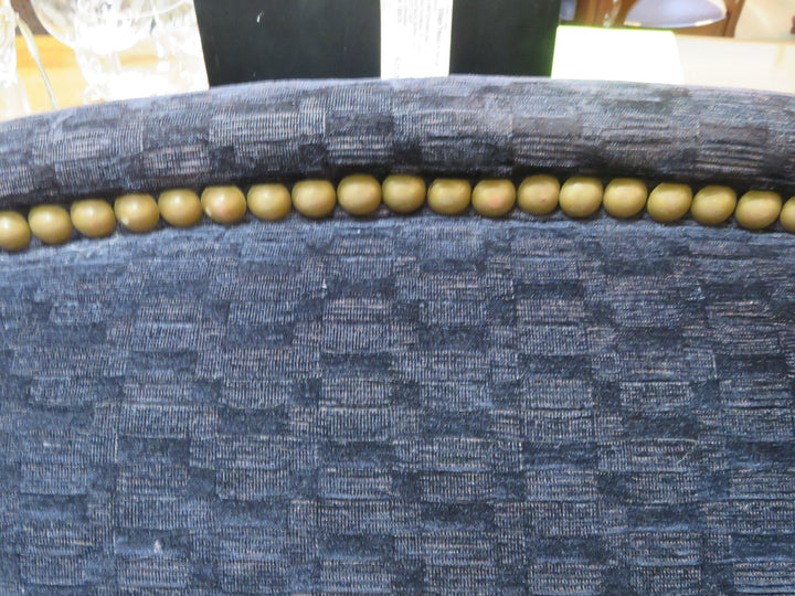 Navy Textured Chenille Sofa