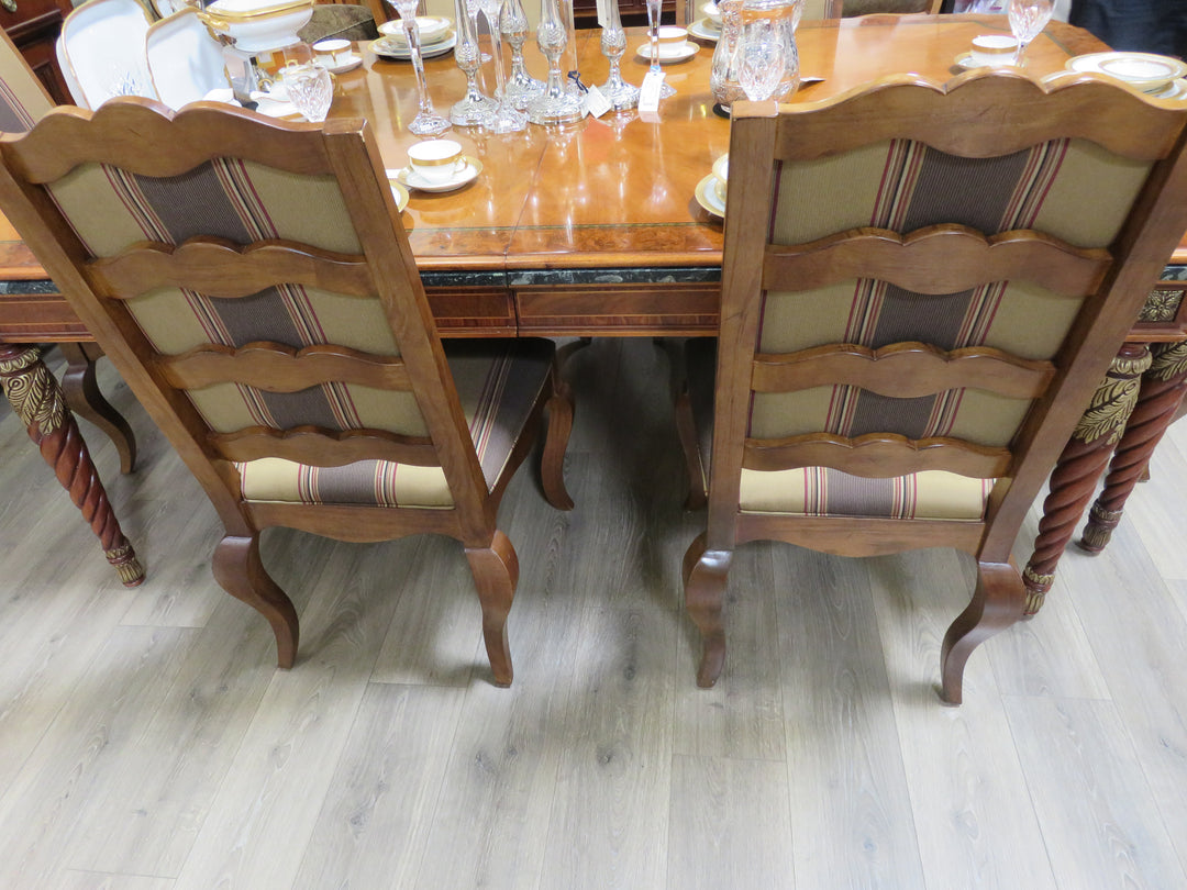 Eight Louis XV Style Dining Chairs