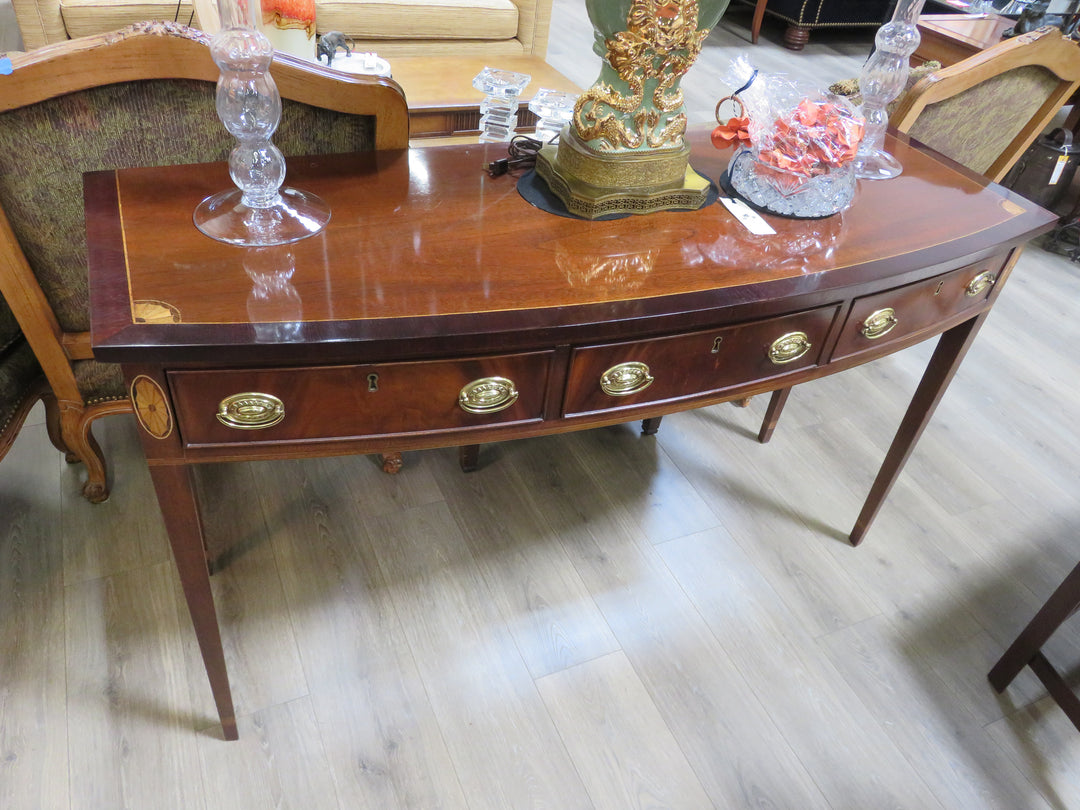 Hickory Chair Co. Bowfront Console Table