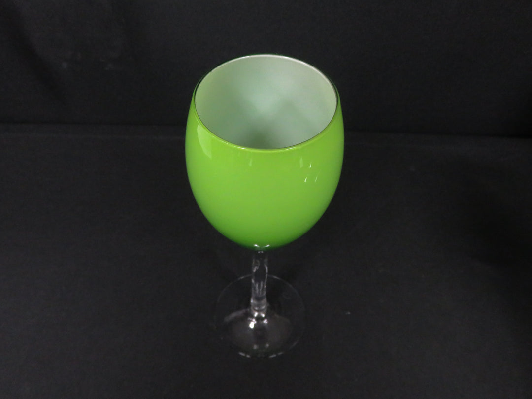 Lime Green Wine Glasses