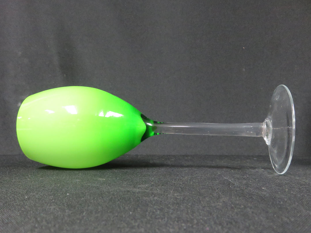 Lime Green Wine Glasses