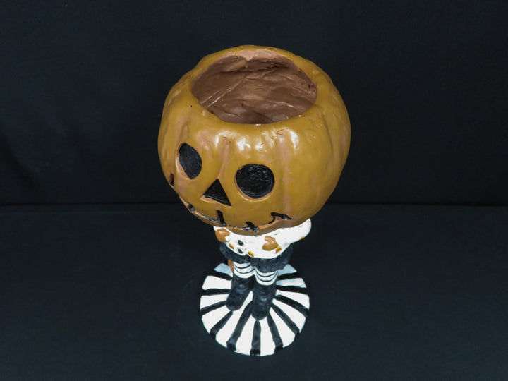 Pumpkin Head Candy Bowl