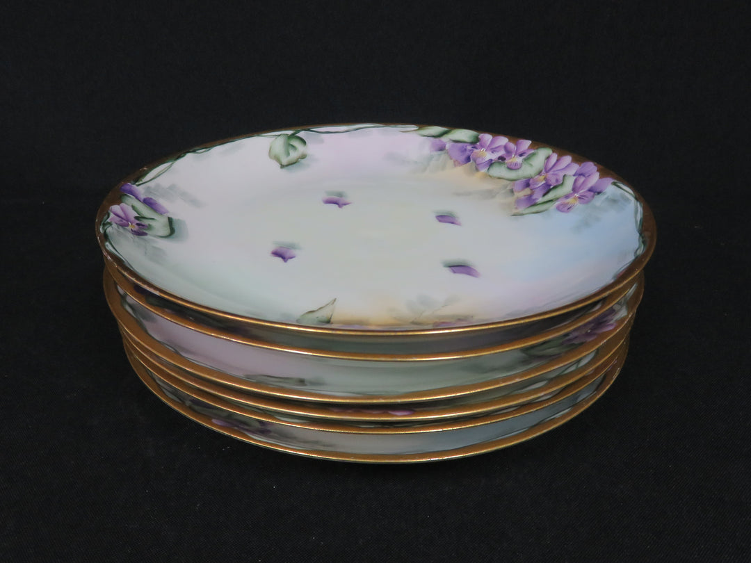 Hutschenreuther Violet Dessert Plates