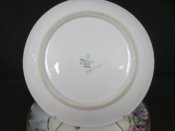 Hutschenreuther Violet Dessert Plates