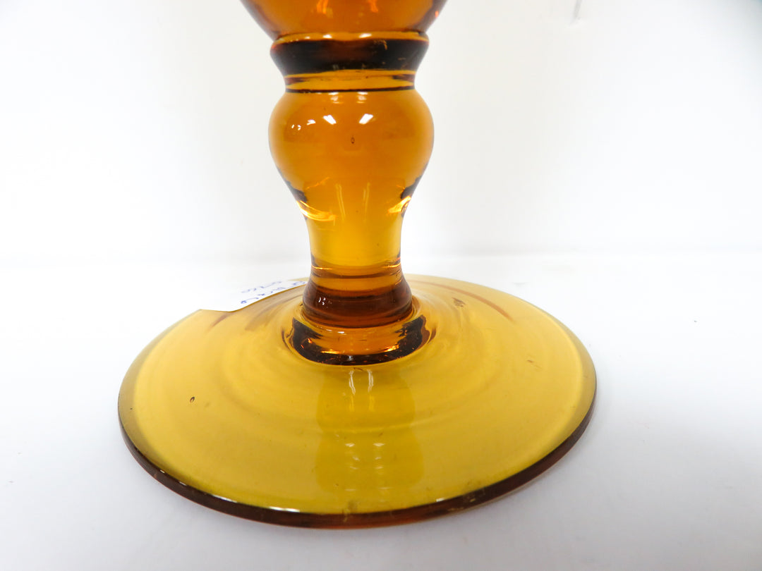 Etched Glass Vase