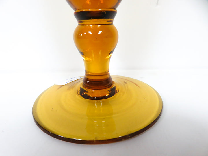 Etched Glass Vase