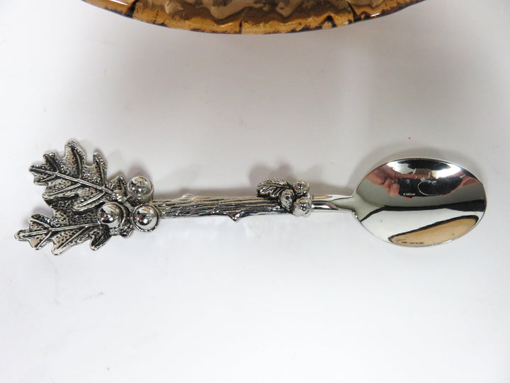 Nut Dish and Spoon