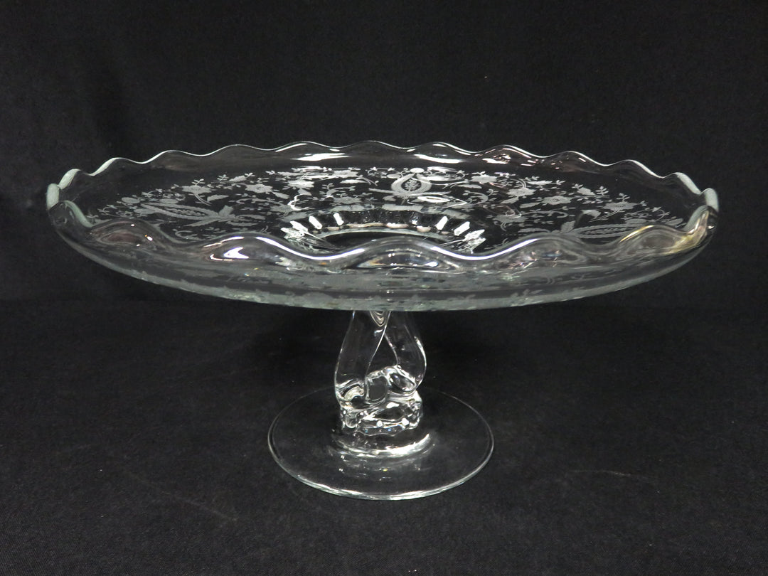 Etched Cake Stand