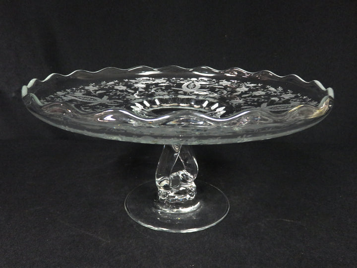 Etched Cake Stand