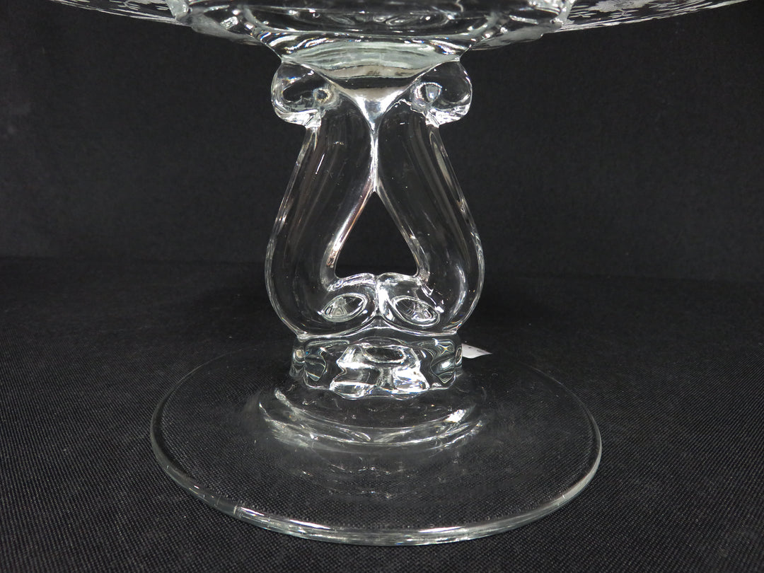 Etched Cake Stand