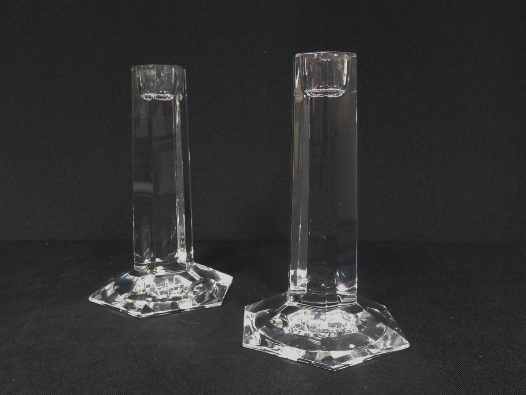 Tiffany Crystal Candlesticks