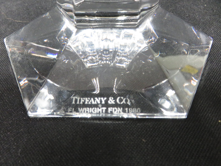 Tiffany Crystal Candlesticks