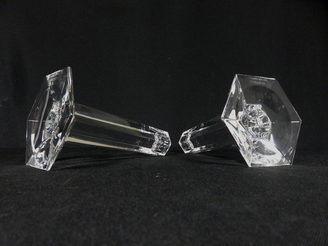 Tiffany Crystal Candlesticks