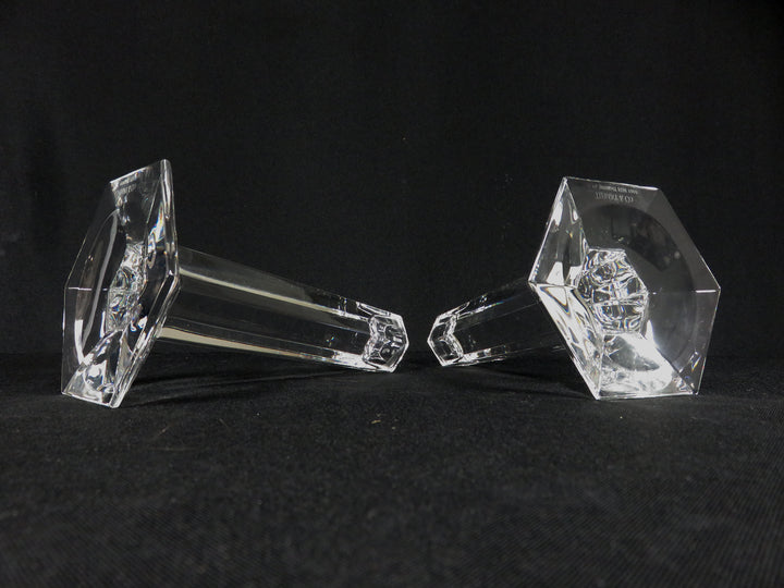 Tiffany Crystal Candlesticks