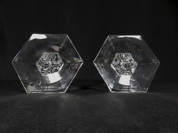 Tiffany Crystal Candlesticks