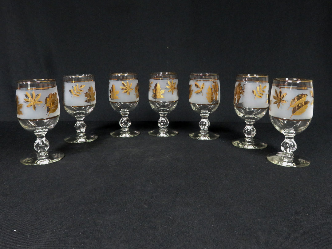 Libbey Golden Foliage Glasses