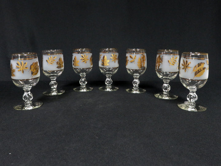 Libbey Golden Foliage Glasses
