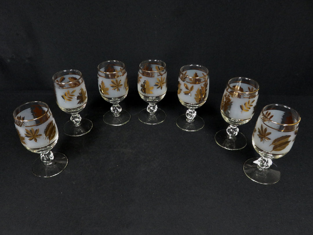 Libbey Golden Foliage Glasses