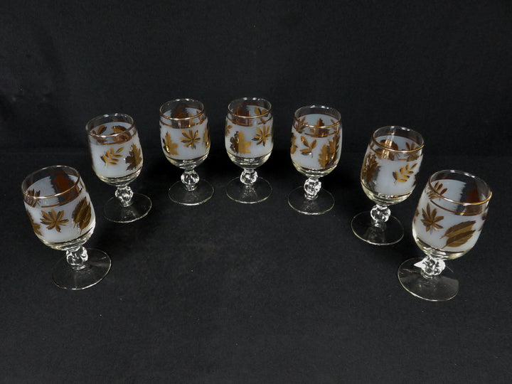 Libbey Golden Foliage Glasses