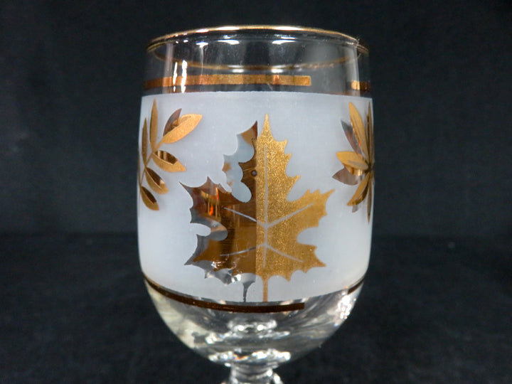 Libbey Golden Foliage Glasses