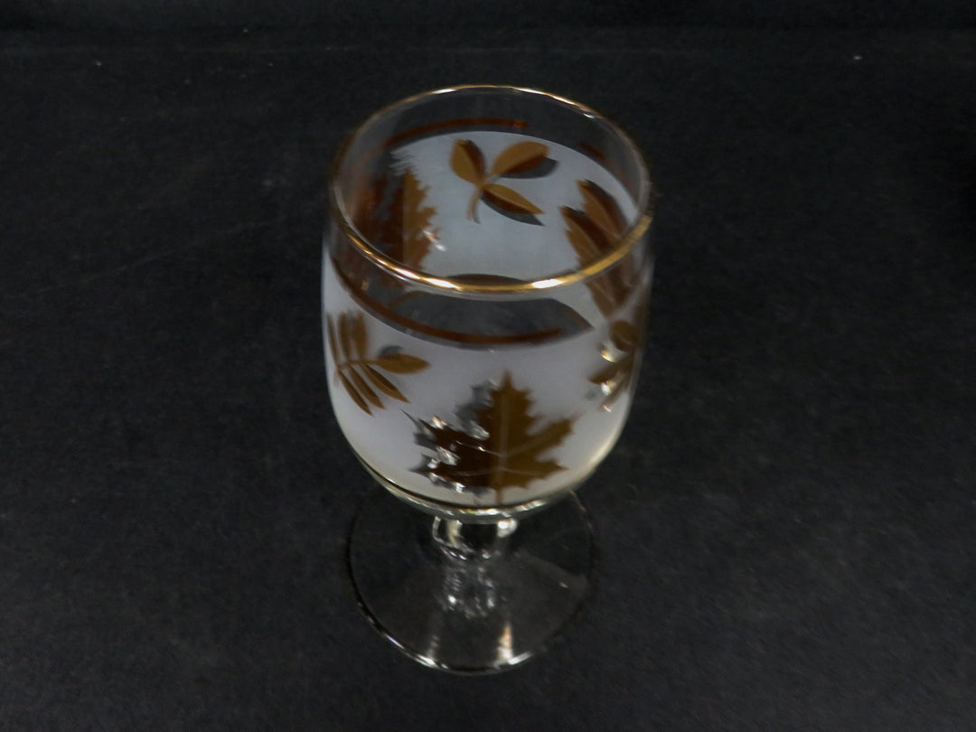 Libbey Golden Foliage Glasses