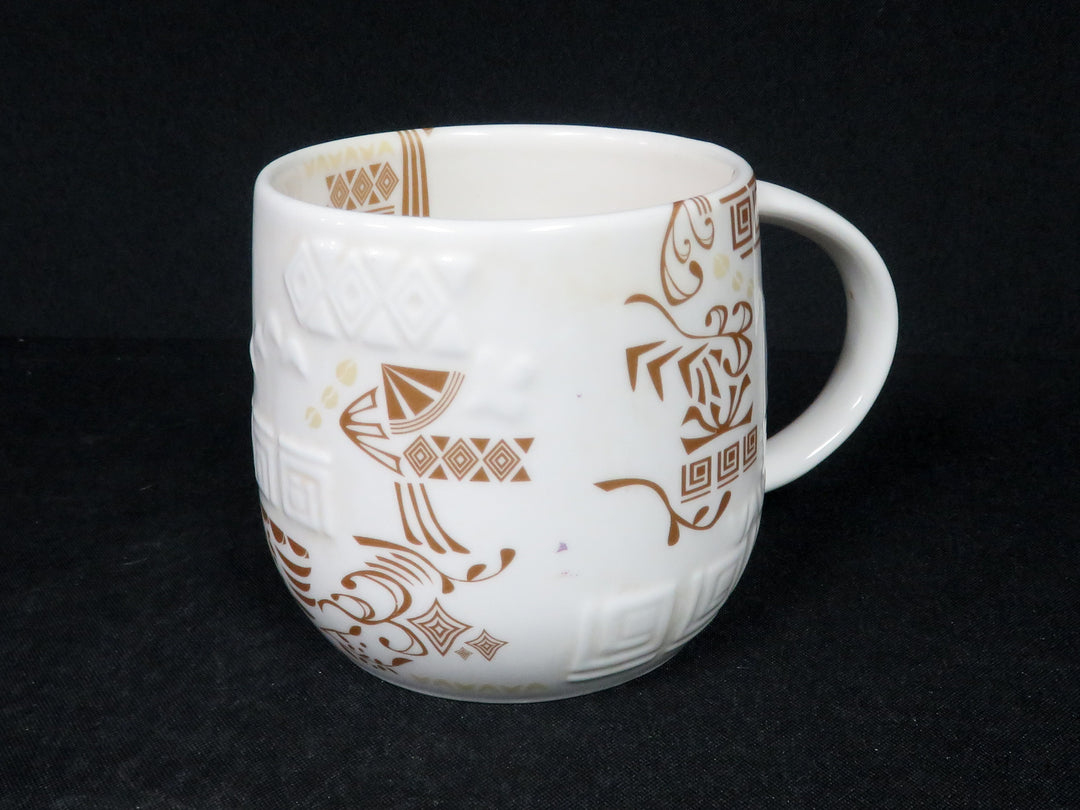Starbucks Embossed Gold Mug
