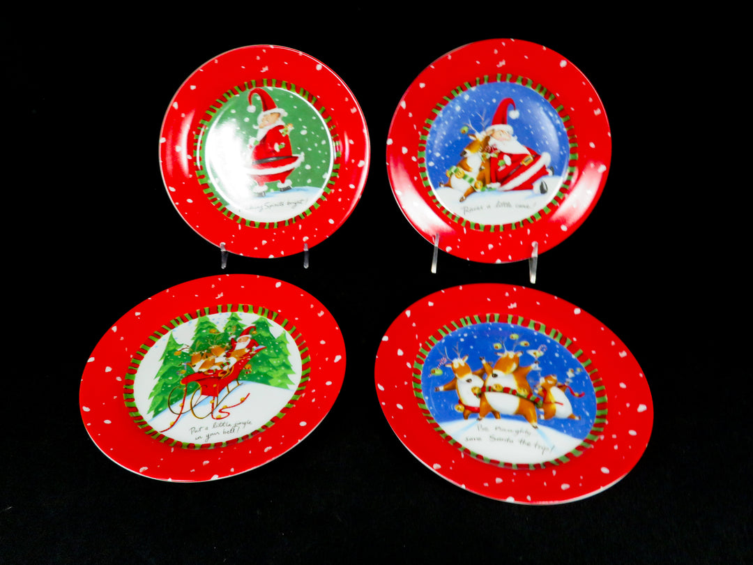 Mudpie Christmas Appetizer Plates