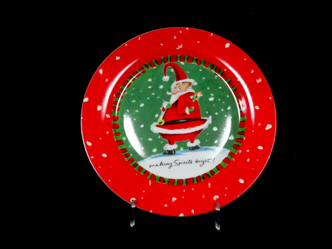 Mudpie Christmas Appetizer Plates