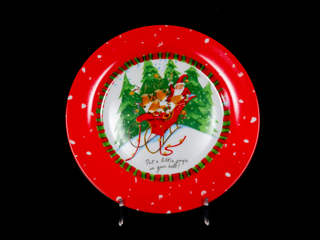 Mudpie Christmas Appetizer Plates