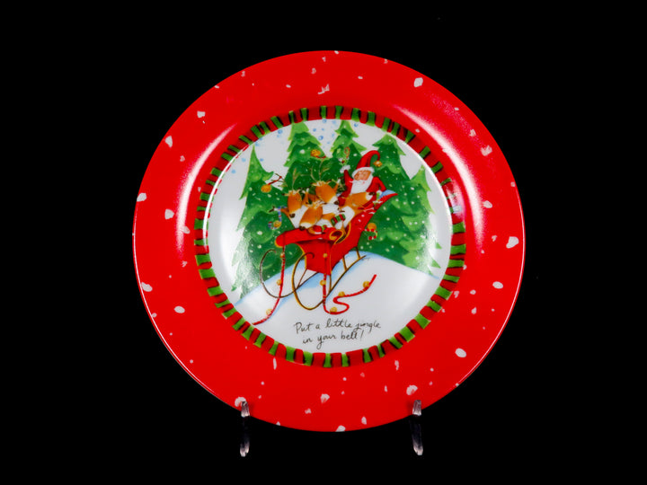 Mudpie Christmas Appetizer Plates