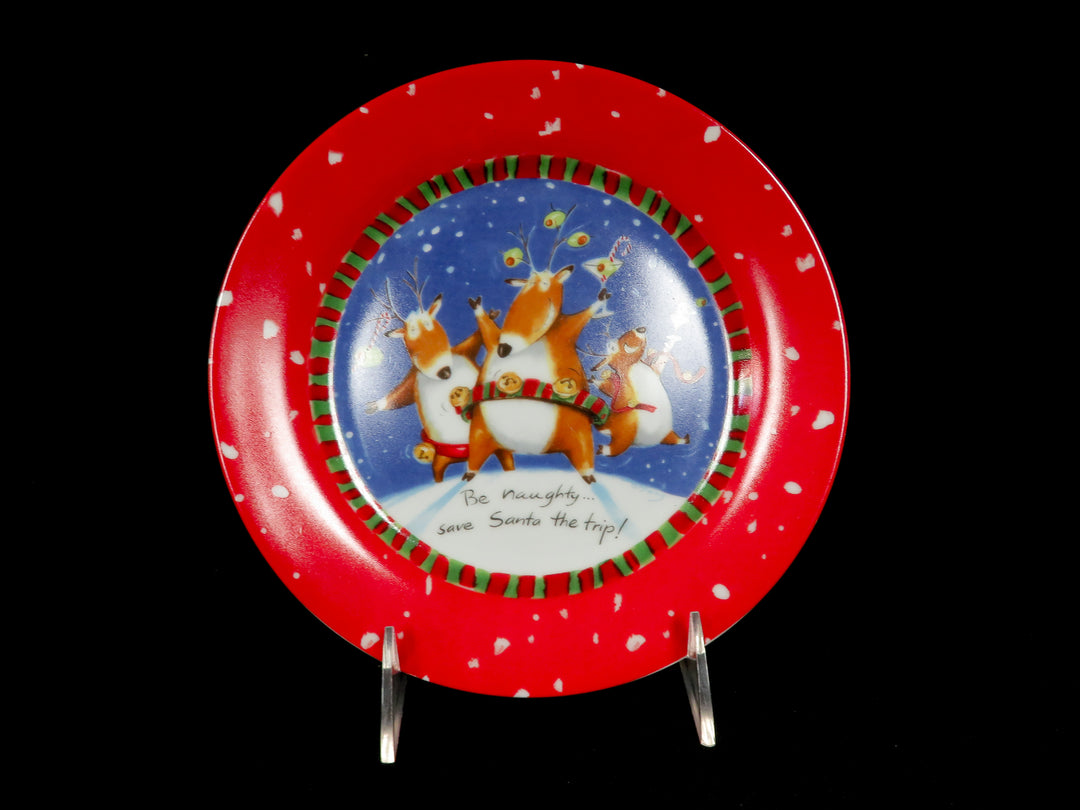 Mudpie Christmas Appetizer Plates