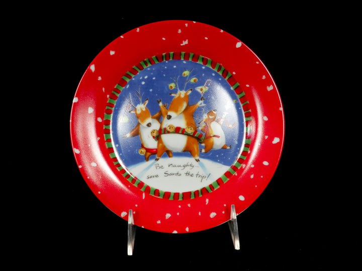 Mudpie Christmas Appetizer Plates