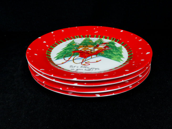 Mudpie Christmas Appetizer Plates
