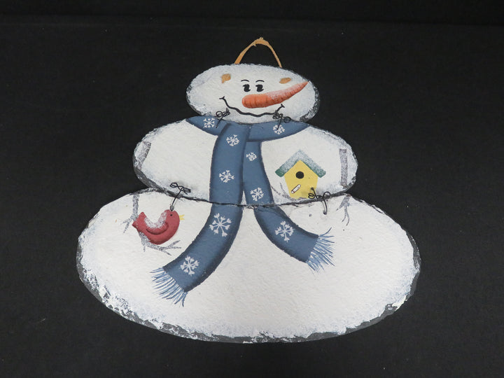 Slate Wall Decor Snowman