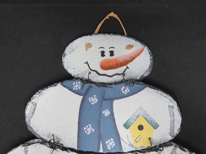 Slate Wall Decor Snowman