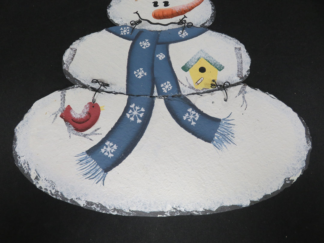 Slate Wall Decor Snowman