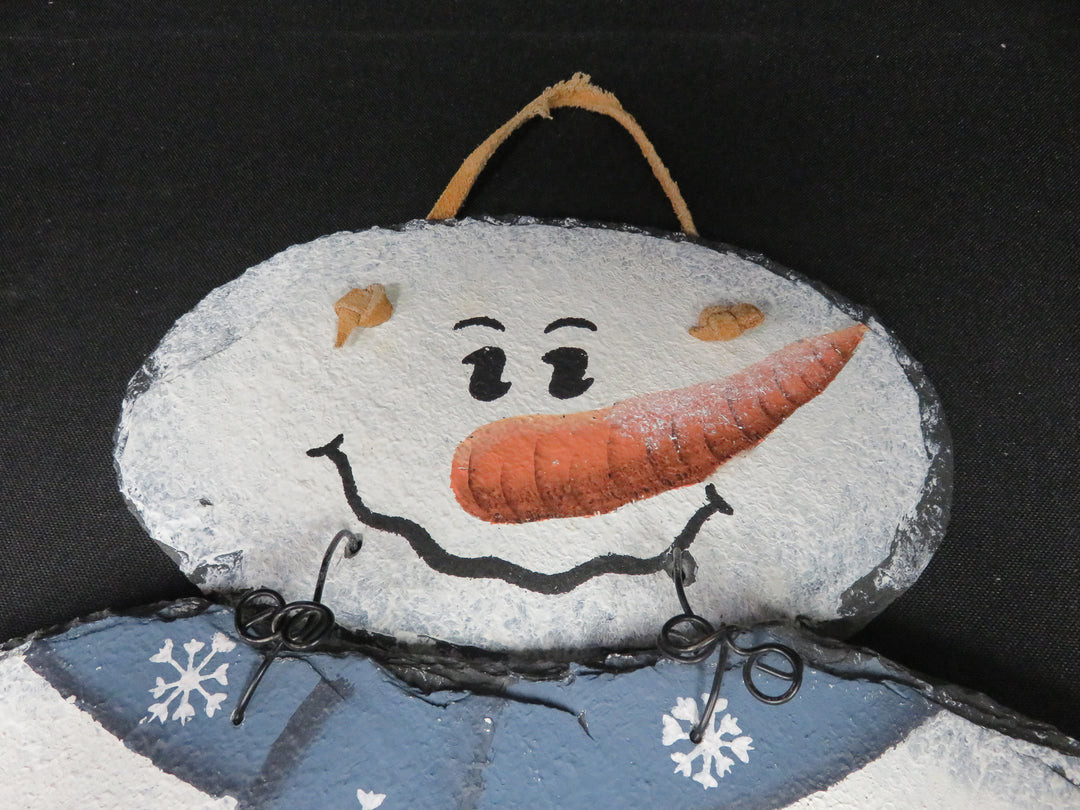 Slate Wall Decor Snowman