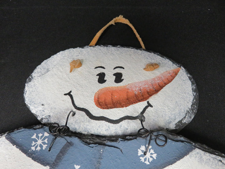Slate Wall Decor Snowman