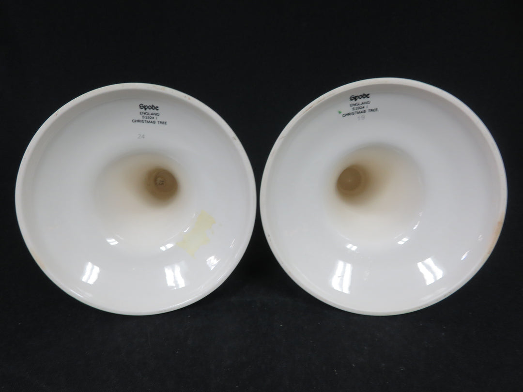 Spode Christmas Candleholders