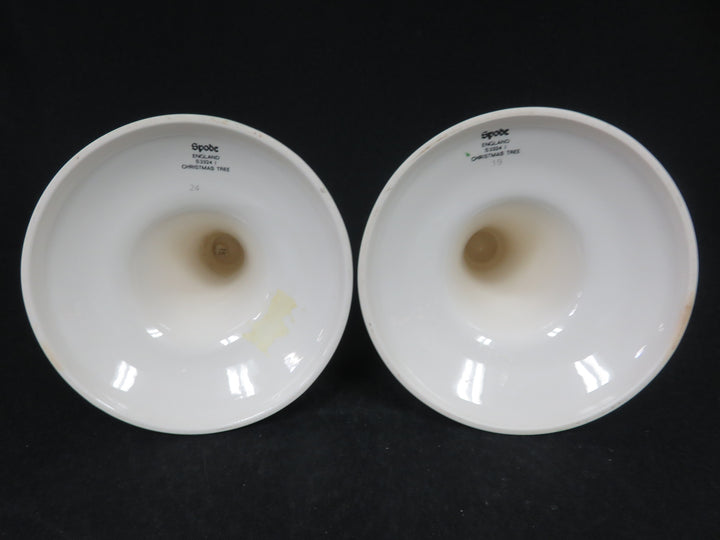 Spode Christmas Candleholders