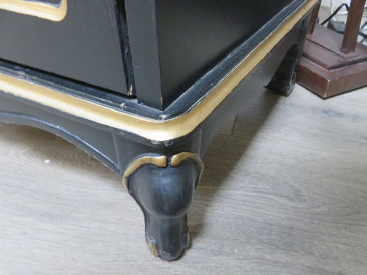 Louis XV Inspired 2-Door Bar Cabinet