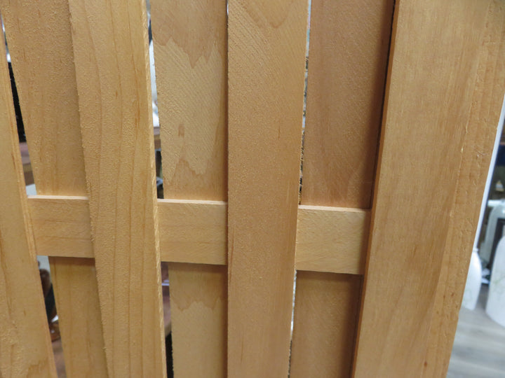 Slatted Wood Screen