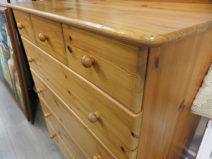 Seven Drawer Pine Dresser