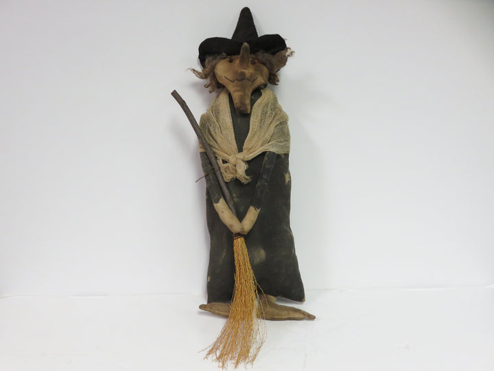 Folk Art Cloth Witch