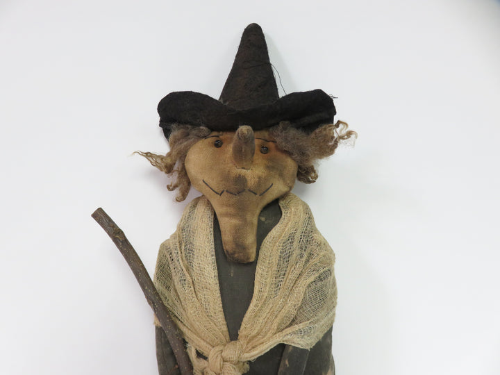 Folk Art Cloth Witch