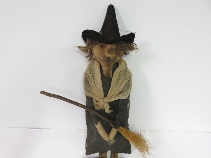 Folk Art Cloth Witch