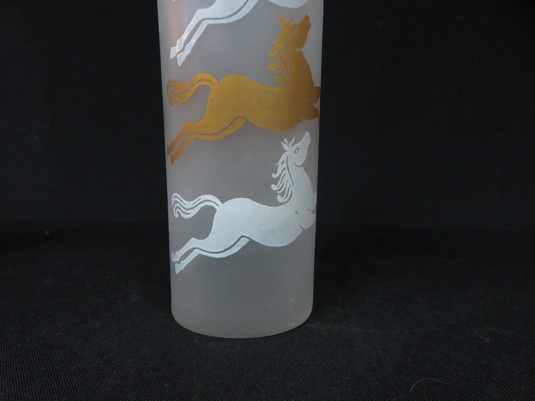 Frosted Cavalcade Tom Collins Glasses